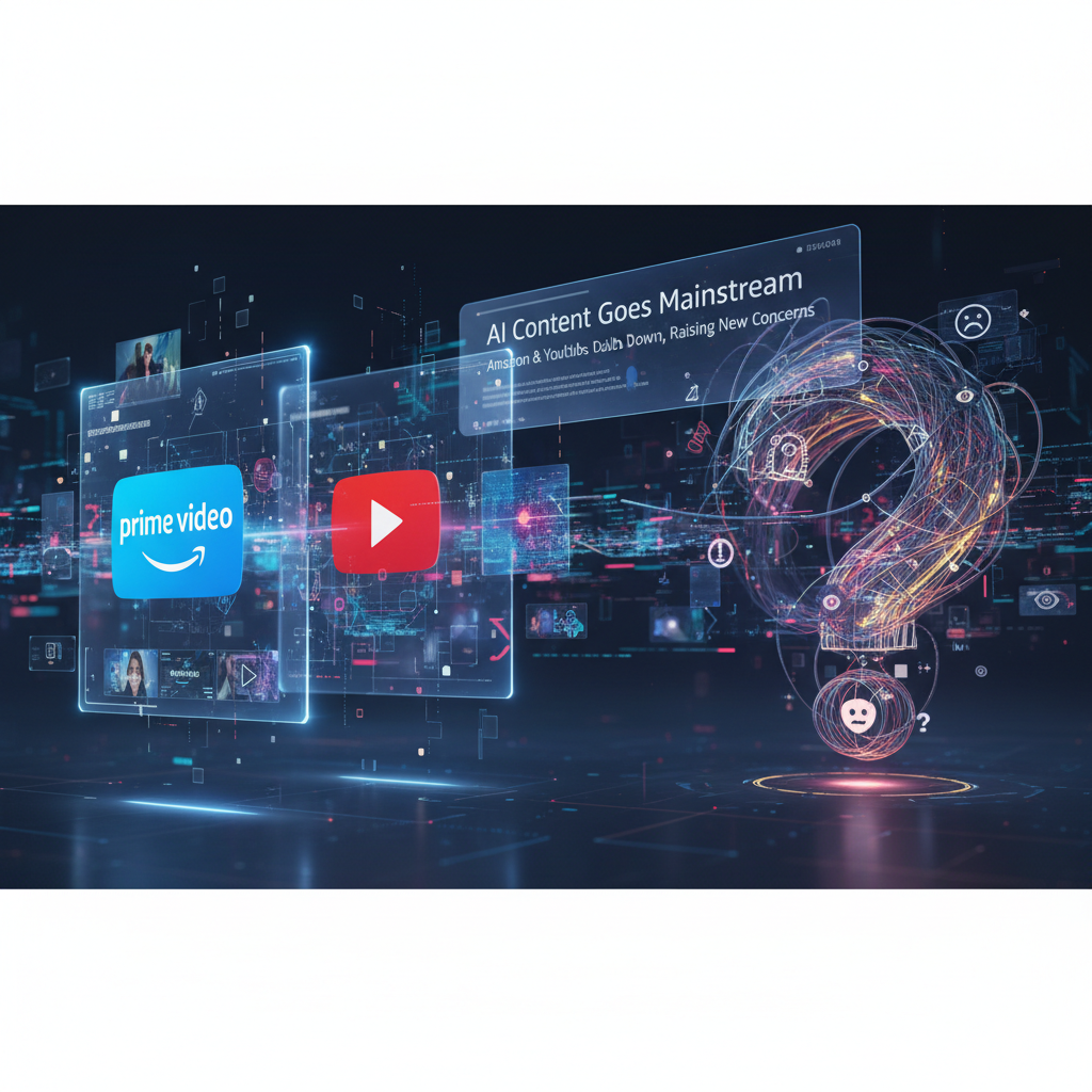 AI Content Goes Mainstream: Amazon & YouTube Double Down, Raising New Concerns