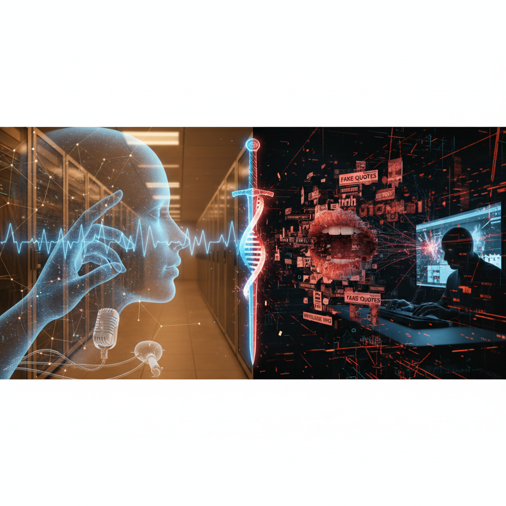 AI's Dangerous Double-Edged Sword: From Resurrecting Voices to Generating 'Synthetic Truths'