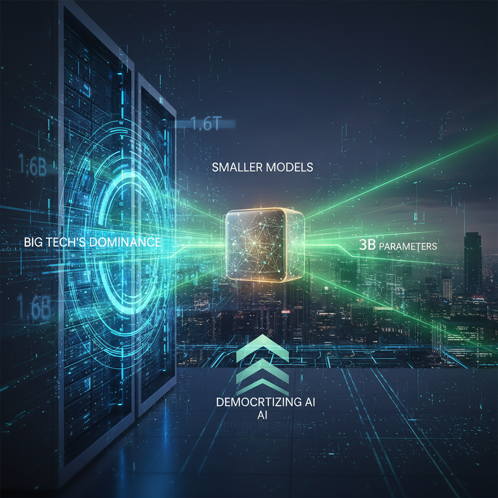 AI's Unseen Cost: Smaller Models Challenge Big Tech's Dominance