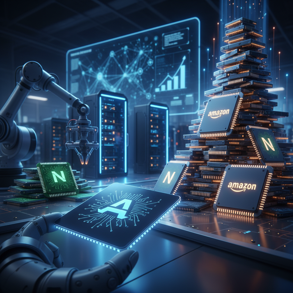 Amazon Takes Aim at Nvidia: Accelerates In-House AI Chip Production and Sales