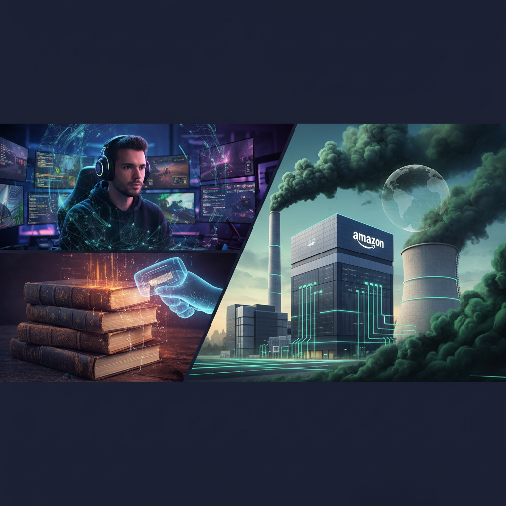 Amazon's AI Data Gold Rush: Twitch, Books, and a Carbon Conundrum