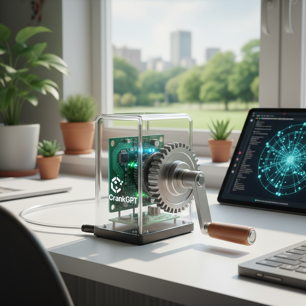 CrankGPT: Can Hand-Cranked AI Models Signal a Green Future for Local LLMs?