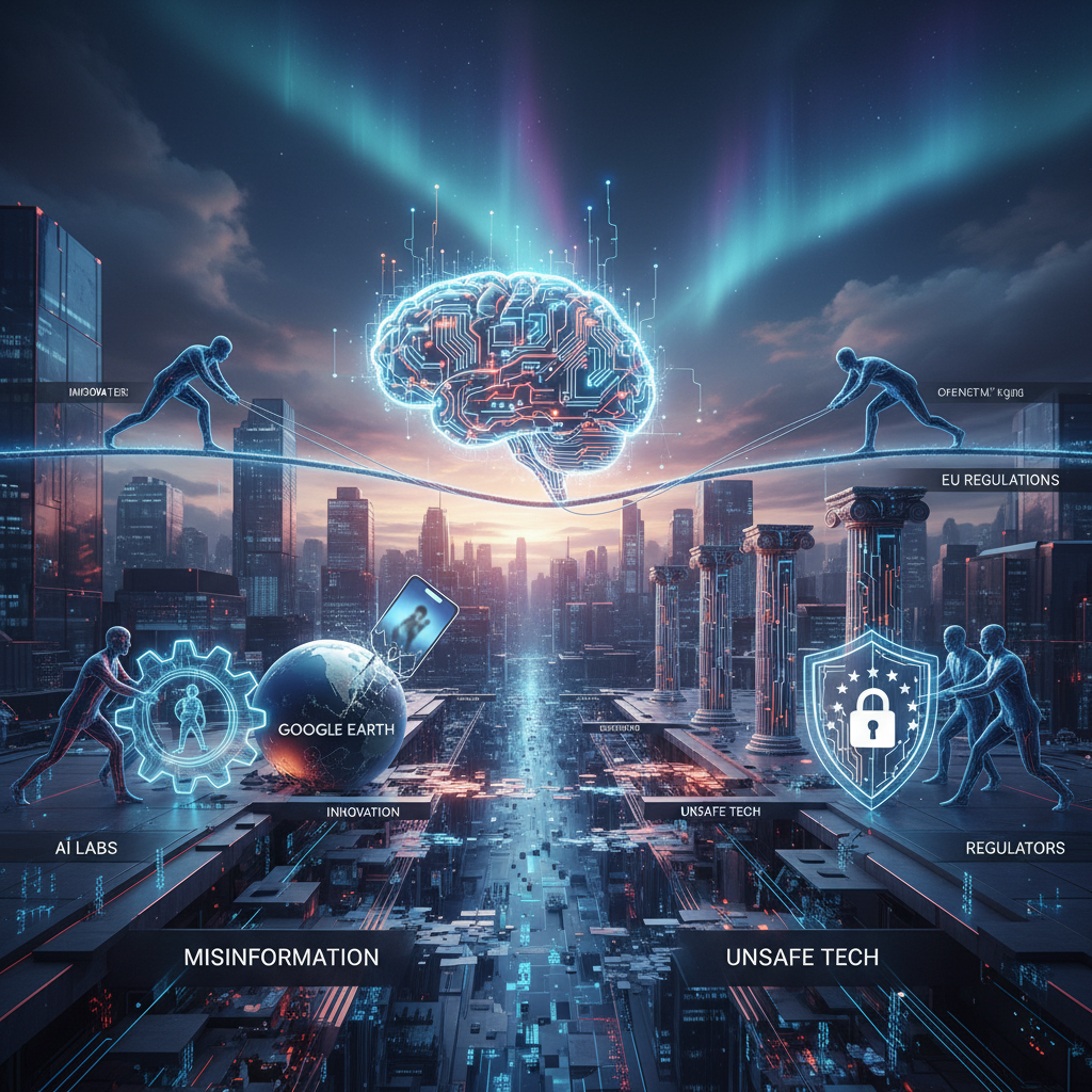 Ethical AI on a Tightrope: Regulators and Labs Grapple with Safety and Misinformation