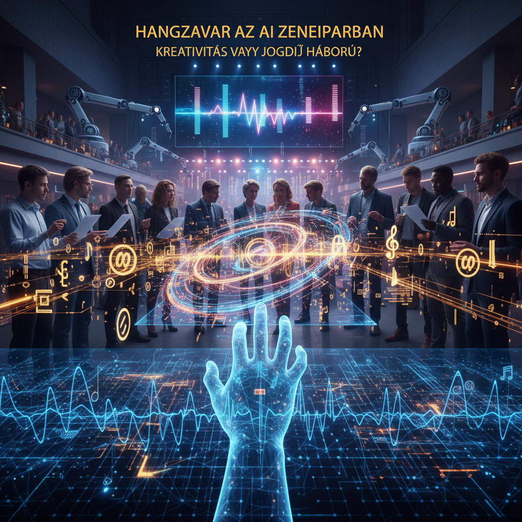 Hangzavar az AI Zeneiparban: Kreativitás vagy Jogdíj Háború?