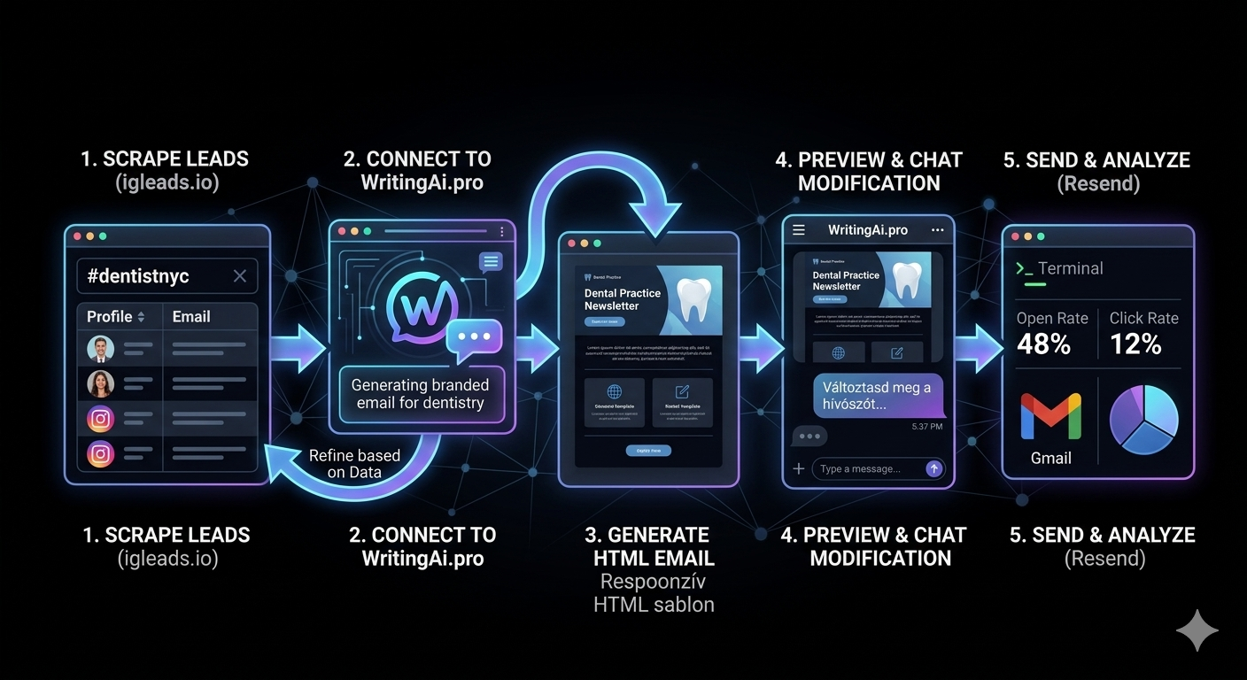 Scrape Leads with Igleads.io & Automate via WritingAI
